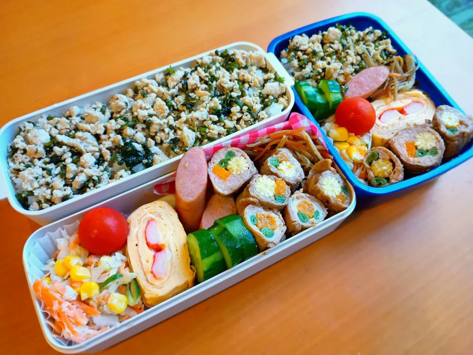 次男・私弁当|tamagomagomagoさん