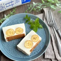 甘酒と濃厚ヨーグルトでレアチーズ風　キャラメルバナナ味