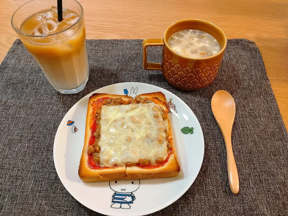 納豆トースト|みりさん