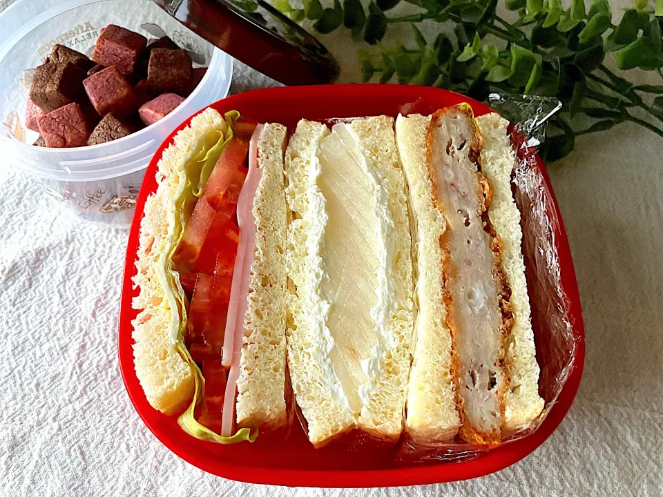 ＊0086. 初秋のサンドイッチ🥪娘ちゃんの高校生弁当🍱＊|＊抹茶＊さん