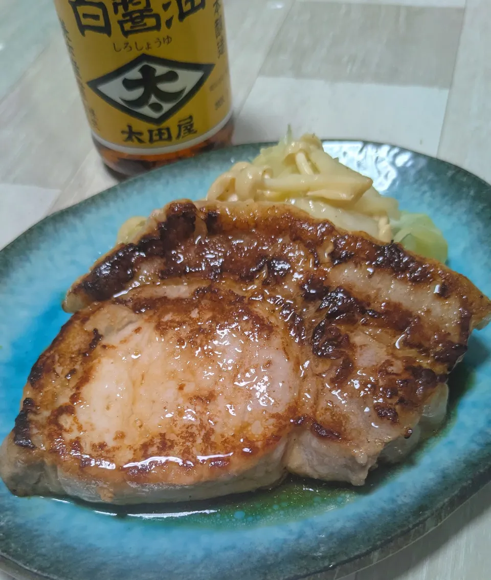 白醤油漬けde柔らかトンテキ|ひとみんΨ(*´∀｀)Ψさん