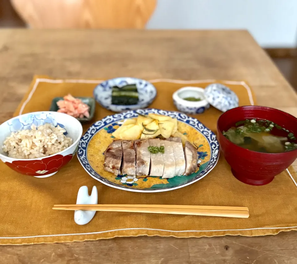 豚ロースのグリル~手作り柚子胡椒で|acoさん