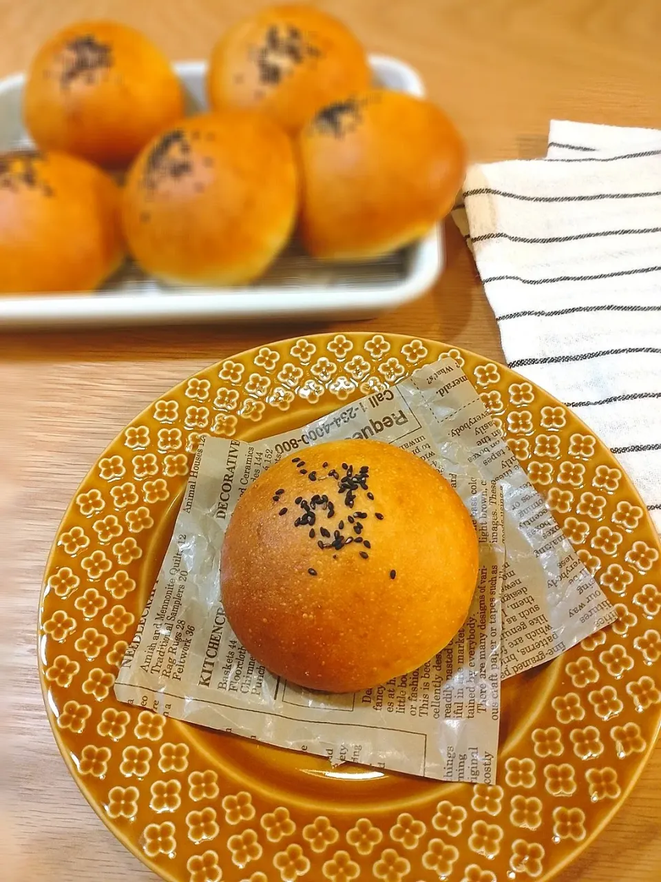 【甘栗入り】粒あんぱん|みりさん