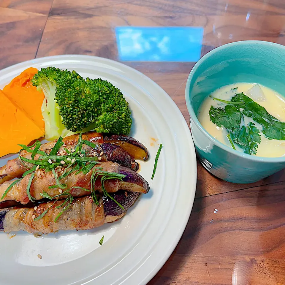 茄子の豚バラ肉まき|yonyonさん