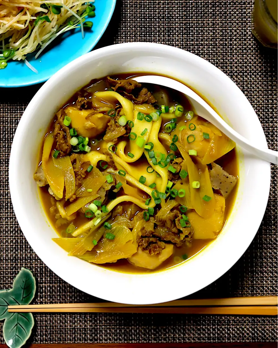 芋煮の次の日のカレーうどん|かおるさん