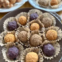 3種類の味が楽しめる一口サイズのおはぎ|さらっと🍀さん