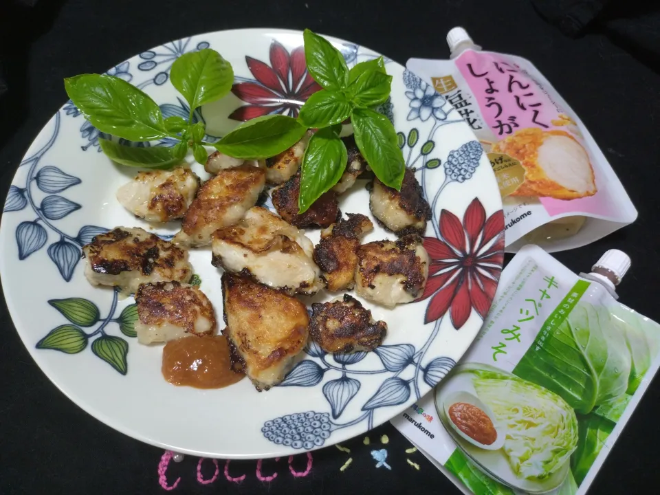 鶏むね肉のニンニク生姜焼き✨|cocco+さん