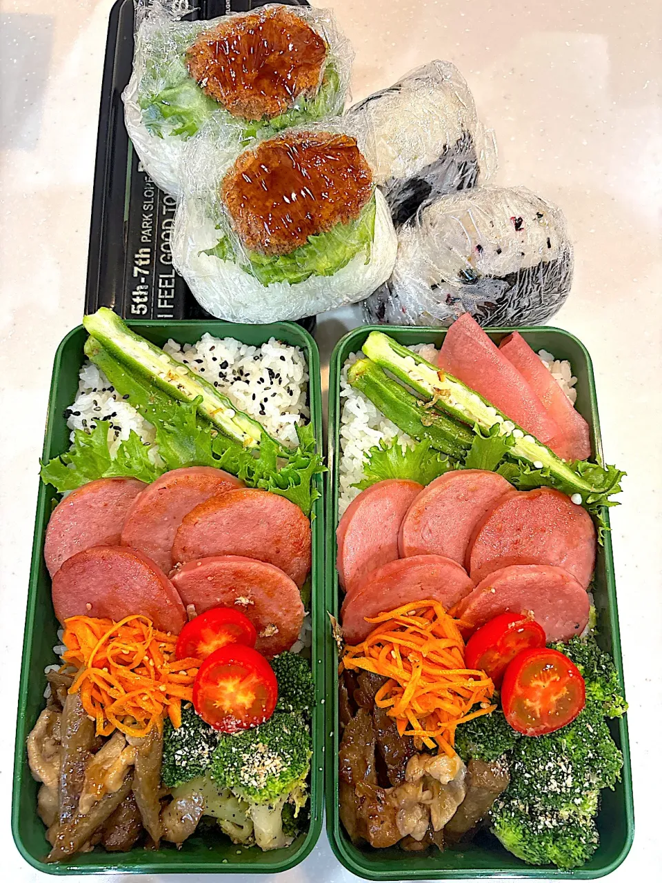 2025,09,26 ハムがメインかと思いきやしぐれに風がメインやで！笑　お弁当🍱次男が修学旅行から帰って来る日♡|kayoo_ch517♡3太郎1姫２モル♡81line Maさん