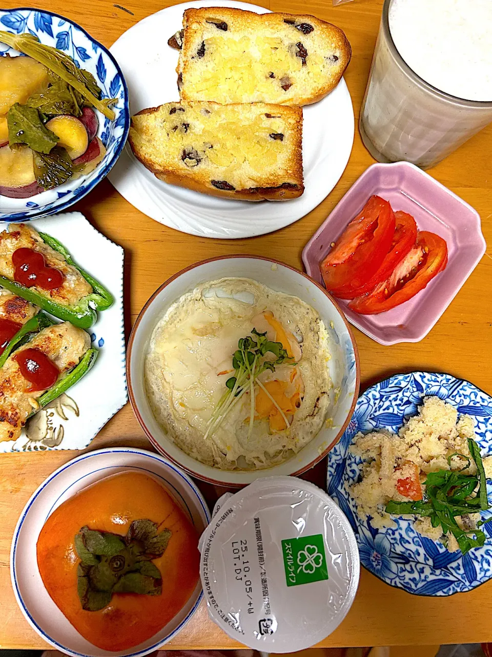 今日の朝ごはん。|くのっちさん