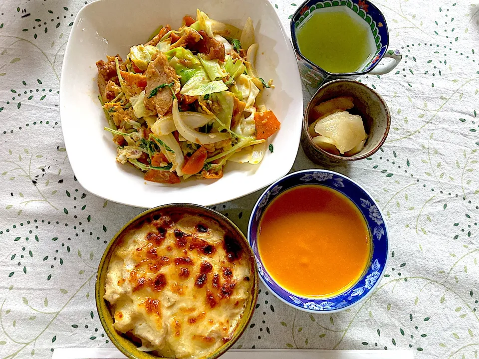 実家で朝ごはん☺︎住んでるわけではない|さくたえさん