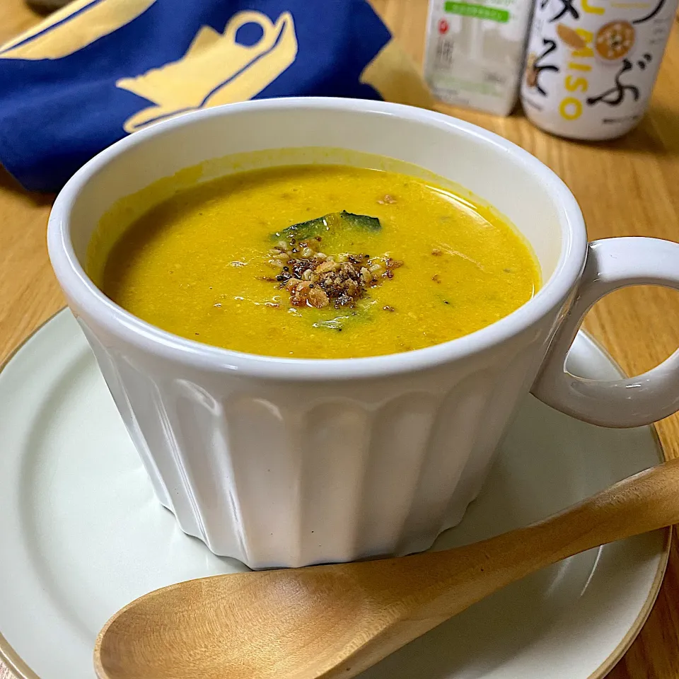 甘酒入りごろっとかぼちゃの味噌ポタージュスープ|sakurakoさん