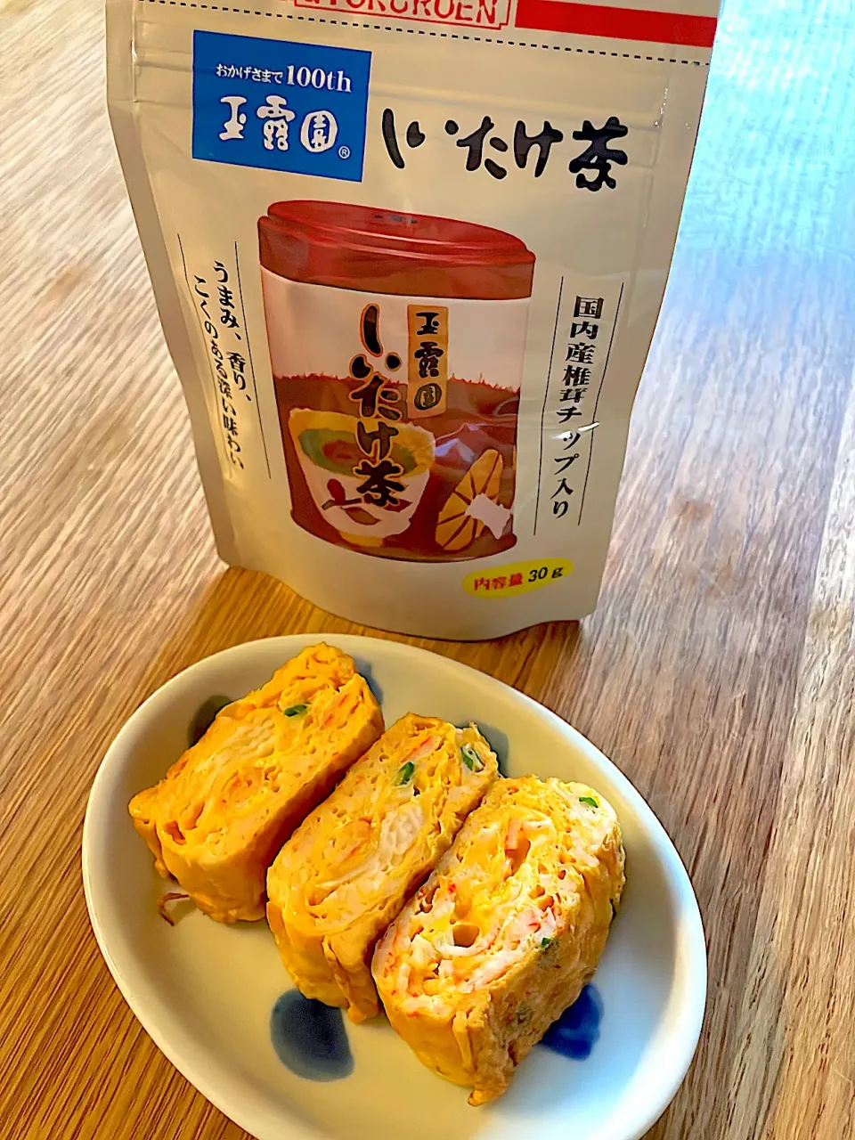 しいたけ茶で卵焼き|tomopiさん