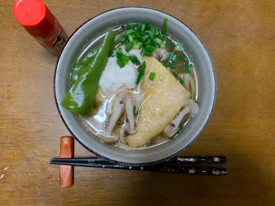 昼食　鍋焼き風煮込みうどん|ATさん