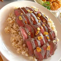 ステーキ丼🥩|薪clubさん