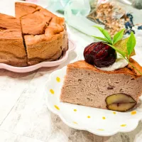 🌰のスフレチーズケーキ|Kutanmam.さん