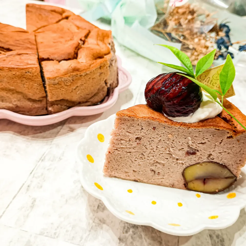 🌰のスフレチーズケーキ|Kutanmam.さん