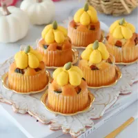 かぼちゃカップケーキ🎃|moeさん