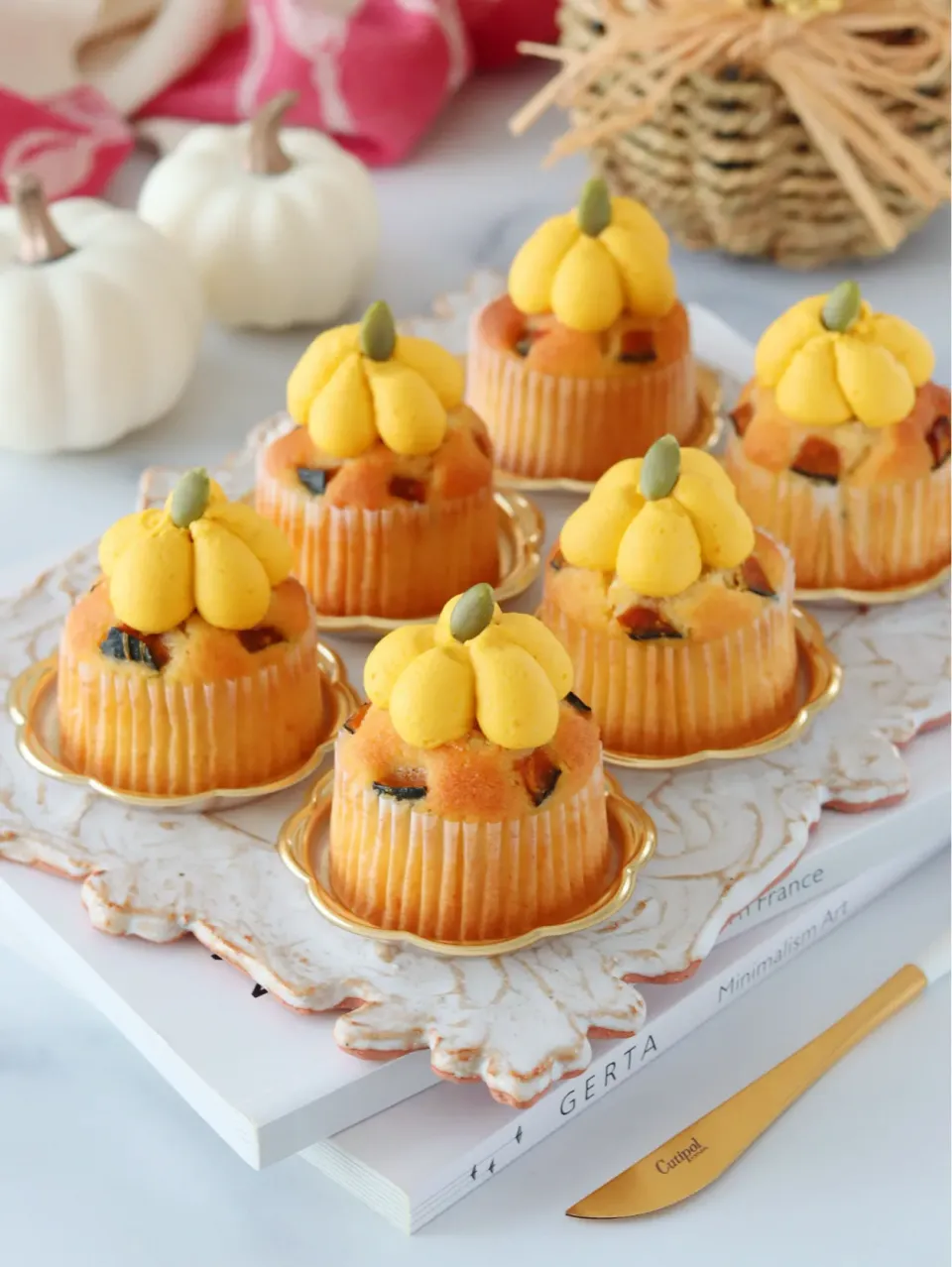 かぼちゃカップケーキ🎃|moeさん