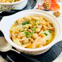 丸ごと小玉ねぎときのこのスープ|zuiさん