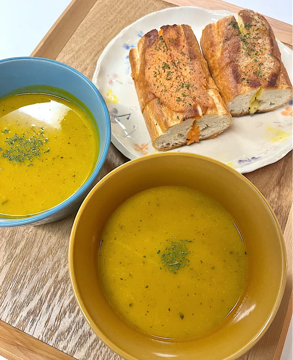 かぼちゃのポタージュ🎃|＊みお＊さん