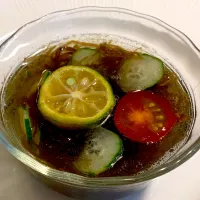 もずく酢（シークヮーサー入り）|ハイビスカスさん