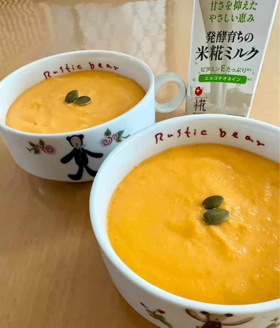 バターナッツカボチャの米糀ミルクスープ|sana.ayaさん
