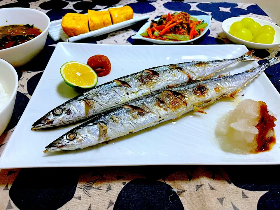 秋刀魚の塩焼き|ももさん