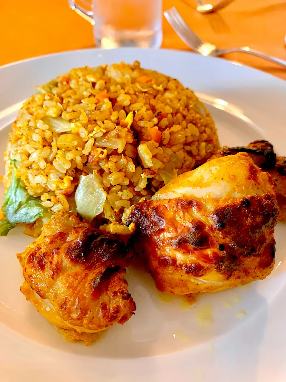 Oven Roasted Chicken and Turmeric Cumin Rice|gonbenさん