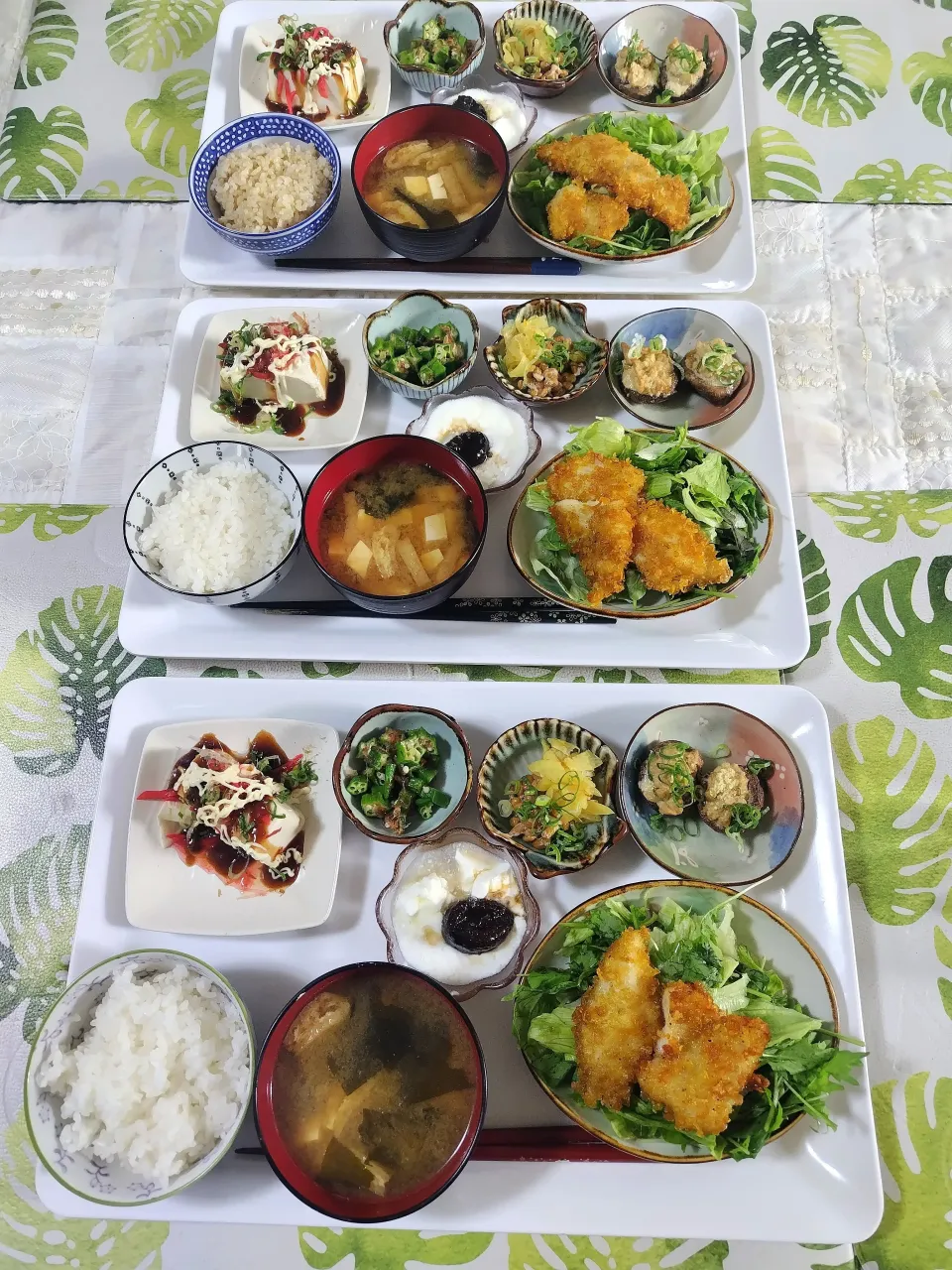 カリカリ白身魚フライ定食です✨|rikako♪。.:＊さん