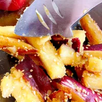 さつまいも塩バター炒め|唐揚げ大好きおかんさん