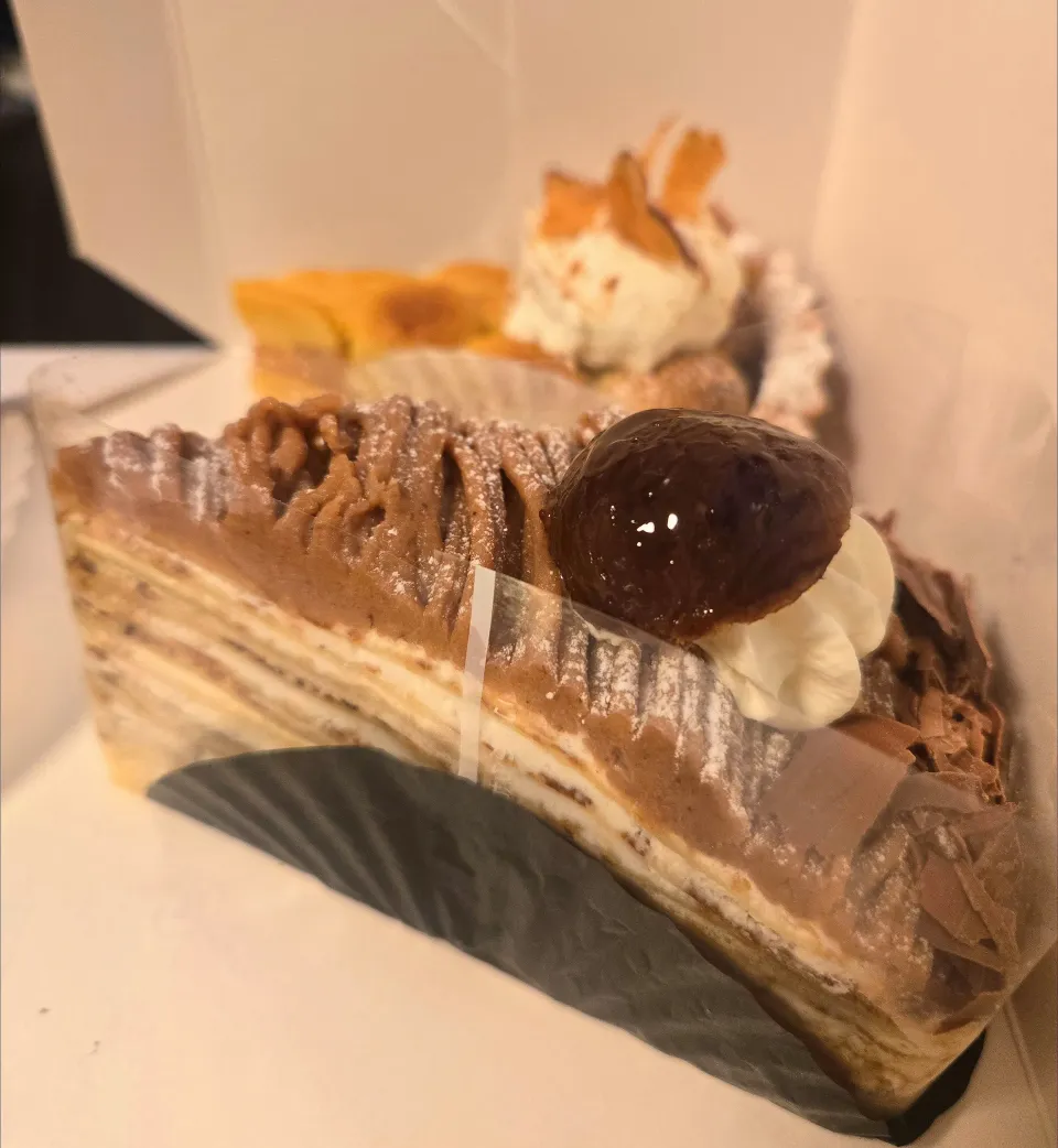 栗のミルクレープ|しあるさん