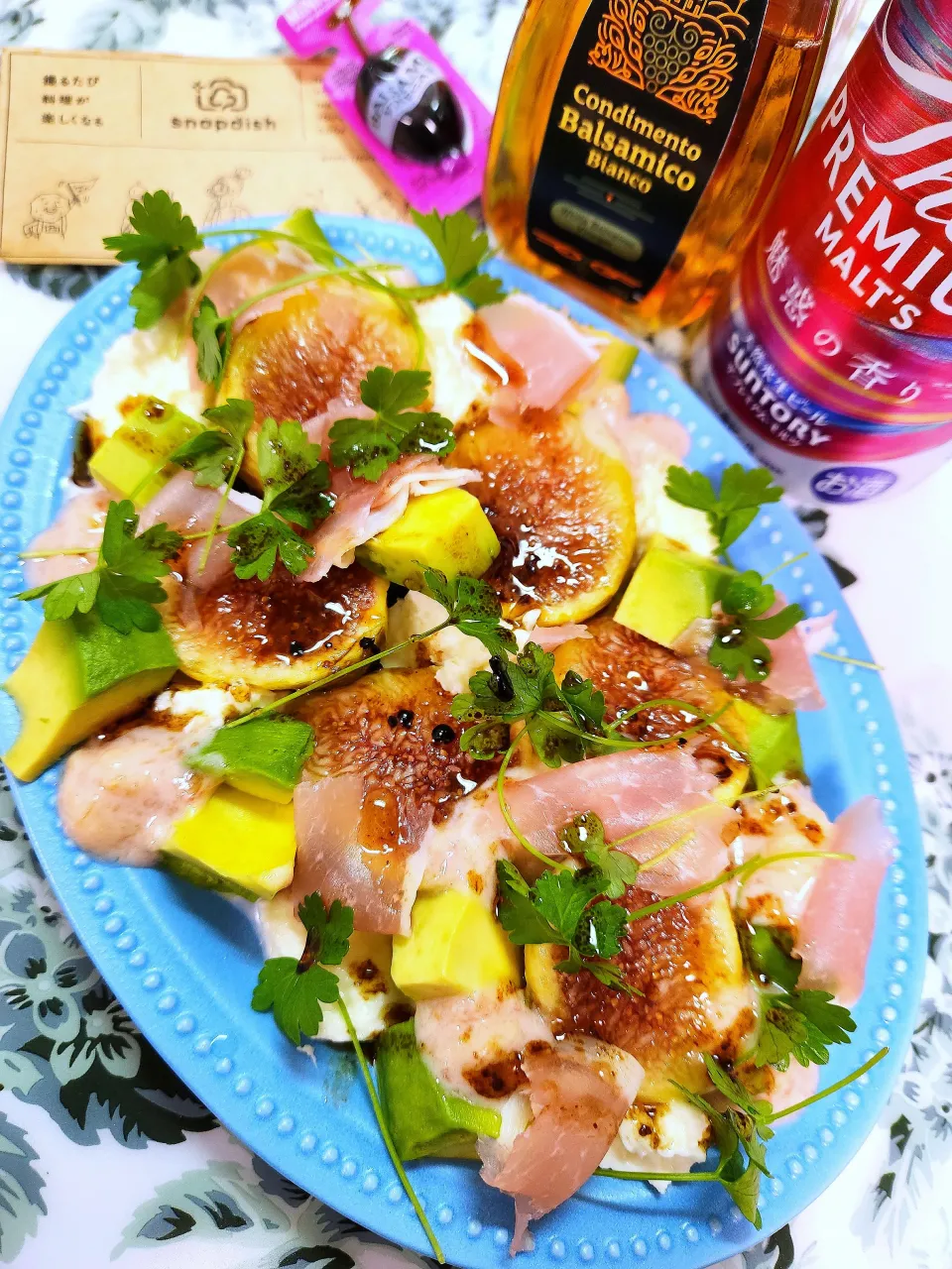 🔷木更津産バナーネ無花果と🥑アボカドのヨーグルトサラダ🥗🔷|@きなこさん