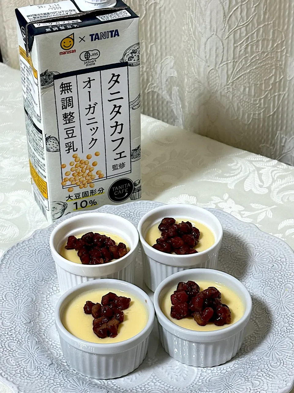 豆乳蒸しプリン|フルールアートサロンさん