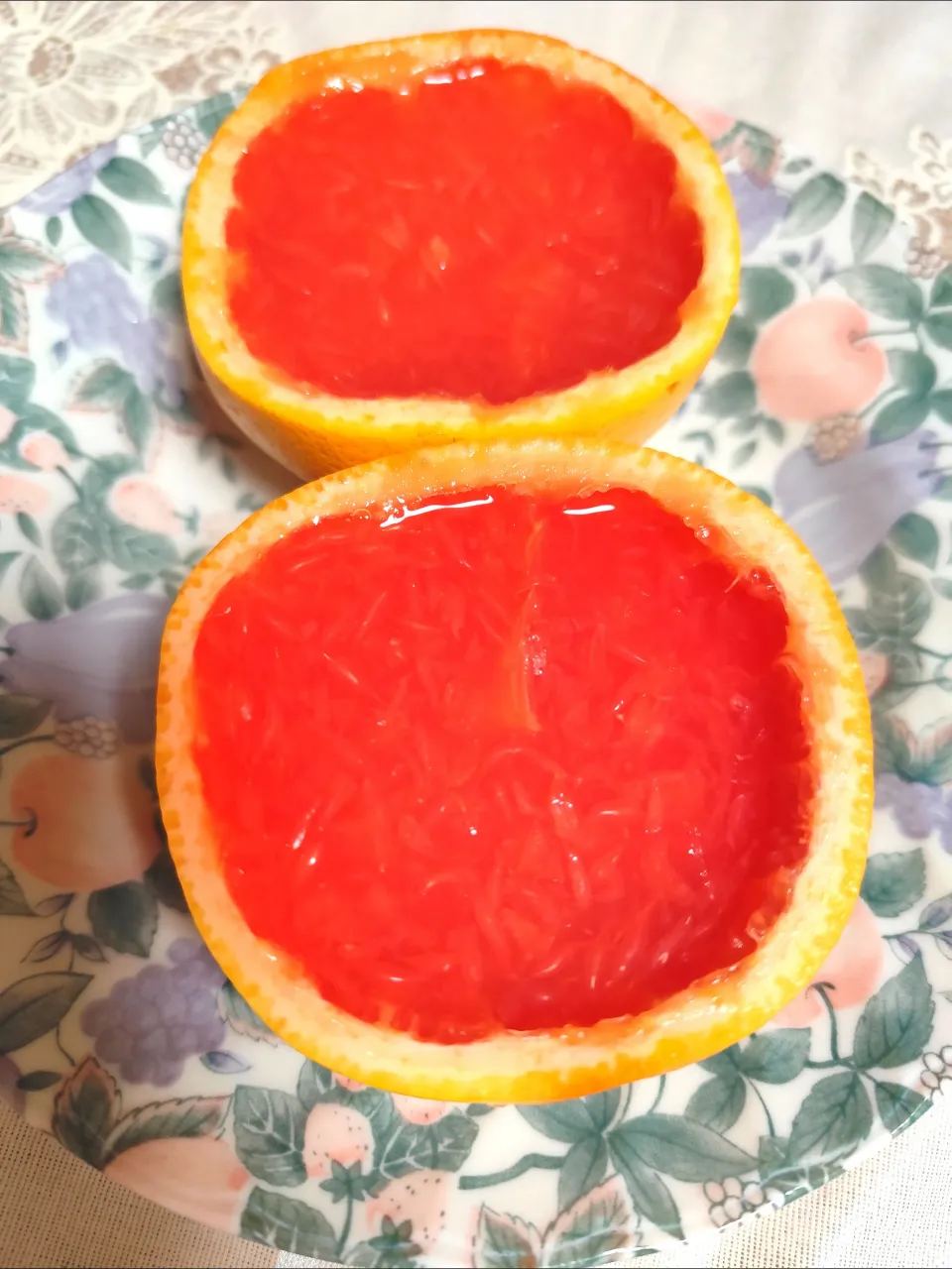 みったんさんの料理 グレープフルーツゼリーにチャレンジ→固まらなかったため凍らせて頂きます🥺|m.rafuさん