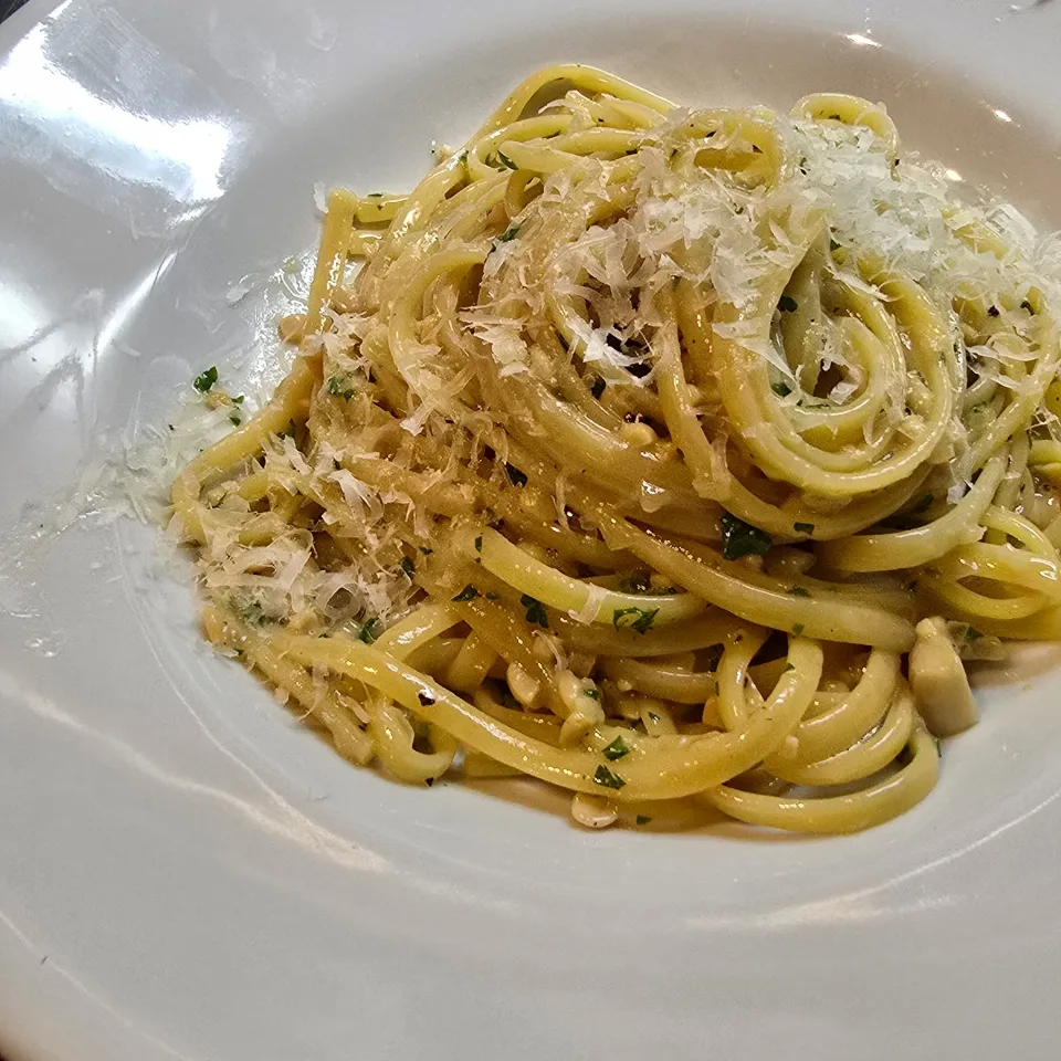 納豆クリームパスタ|オハナシマンさん