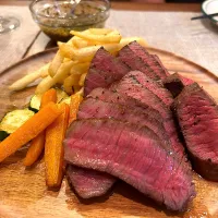 ランプ肉のステーキ|かんくんさん