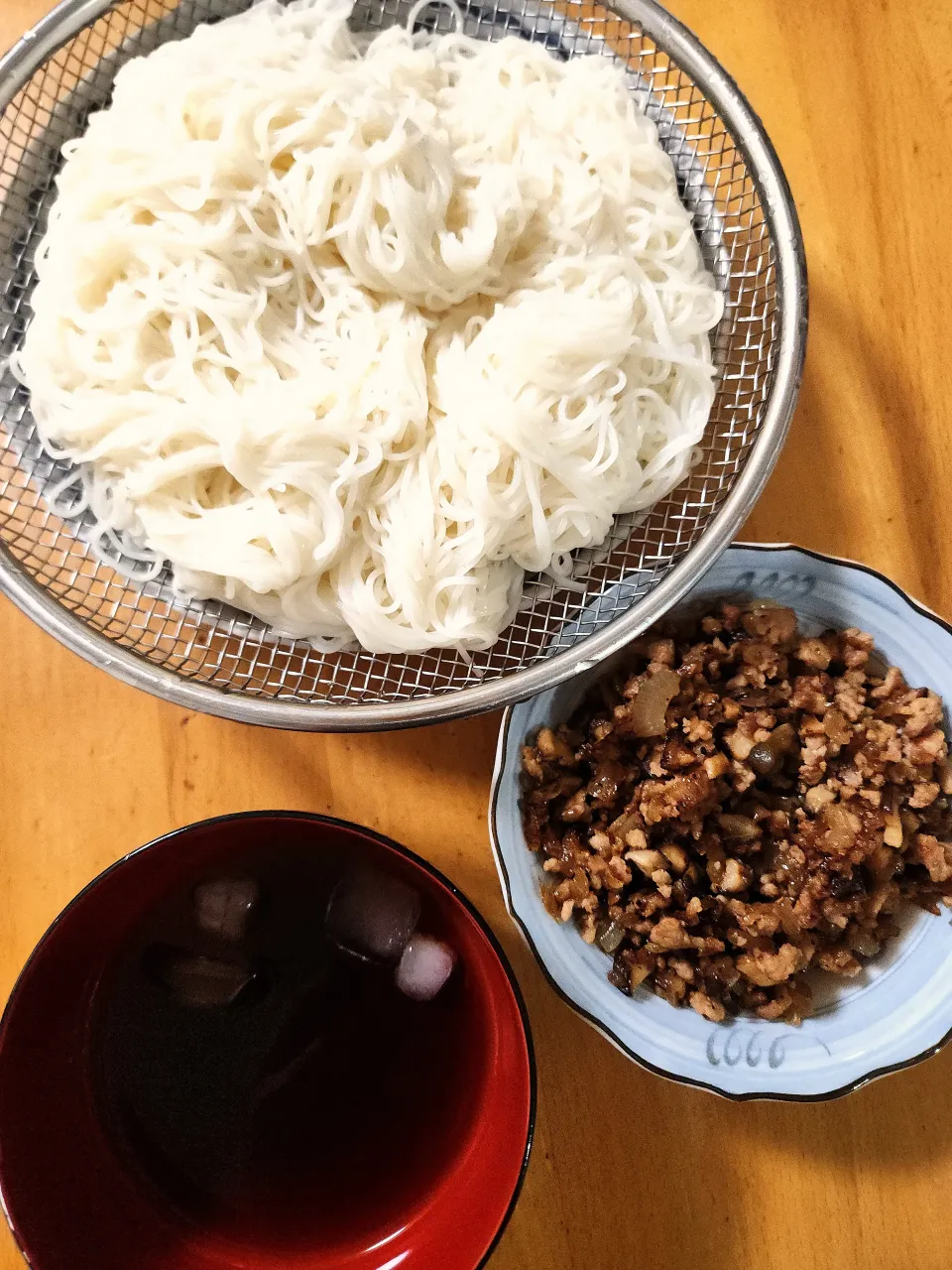 そうめん、そぼろ|さきさん
