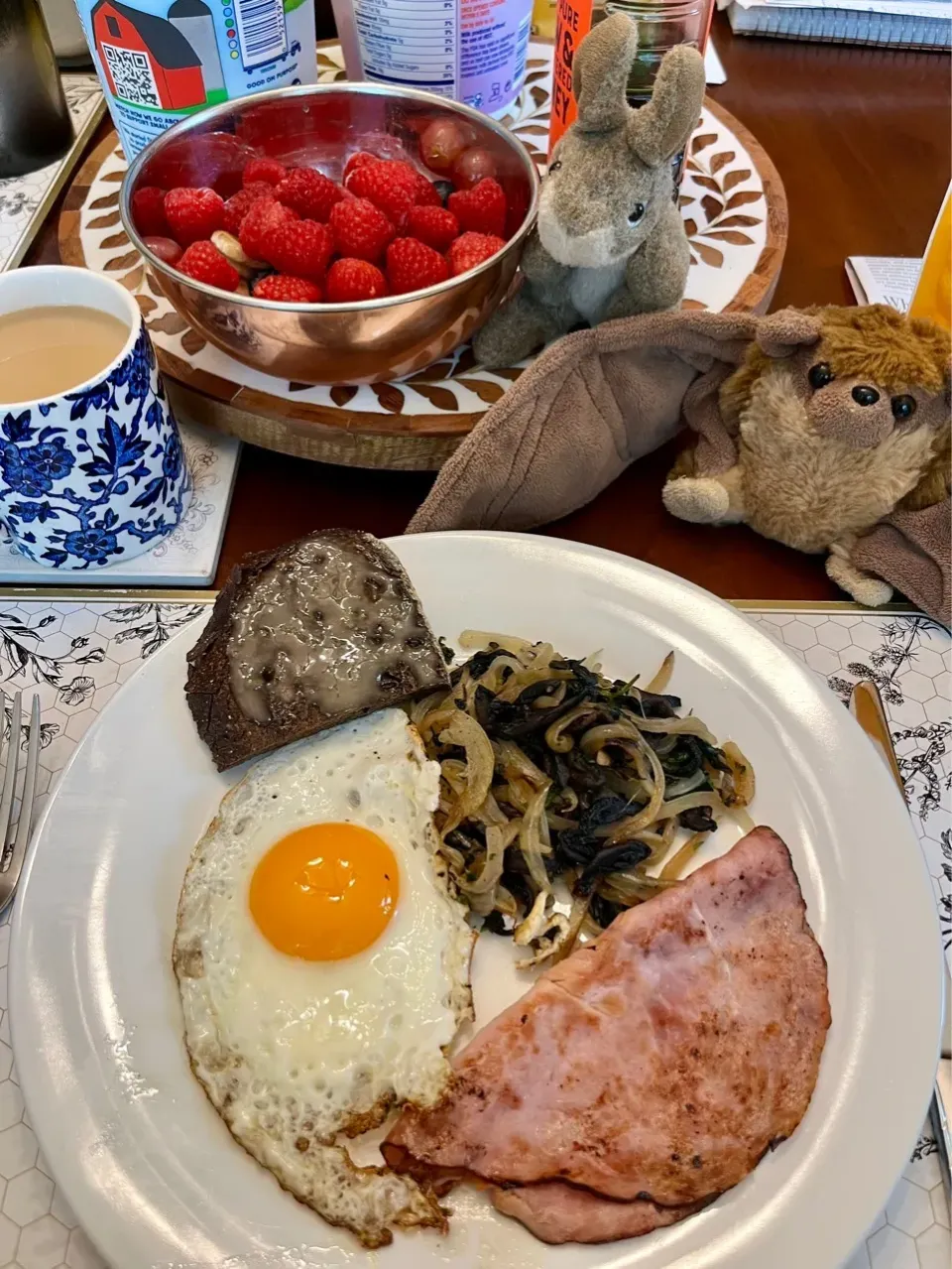 2025/9/27   週末のハムエッグ   An Un-American Ham and Eggs|21 Boys & 野鳥さん