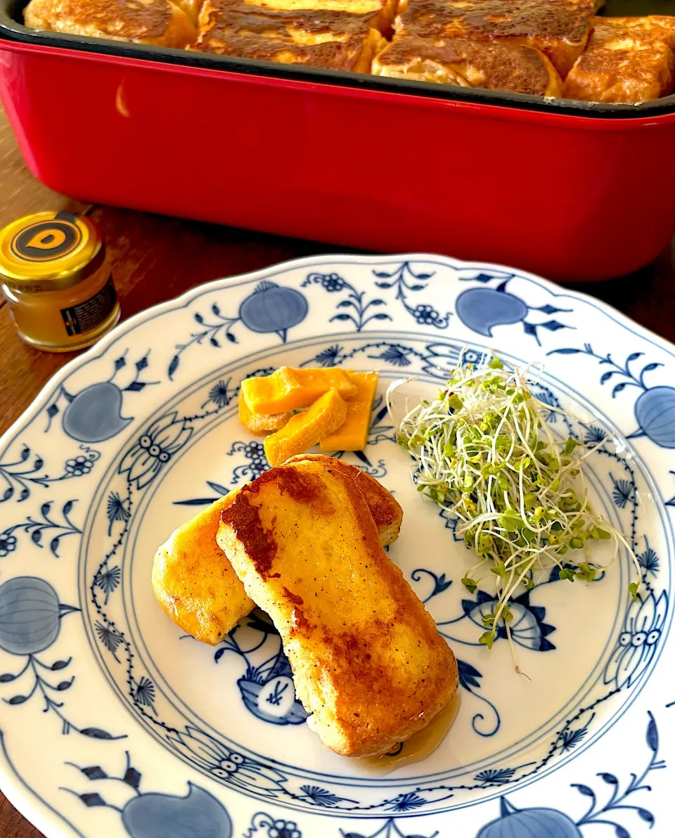 ブランチ♯フレンチトースト♯ブルーノ♯ホットプレート|小松菜さん