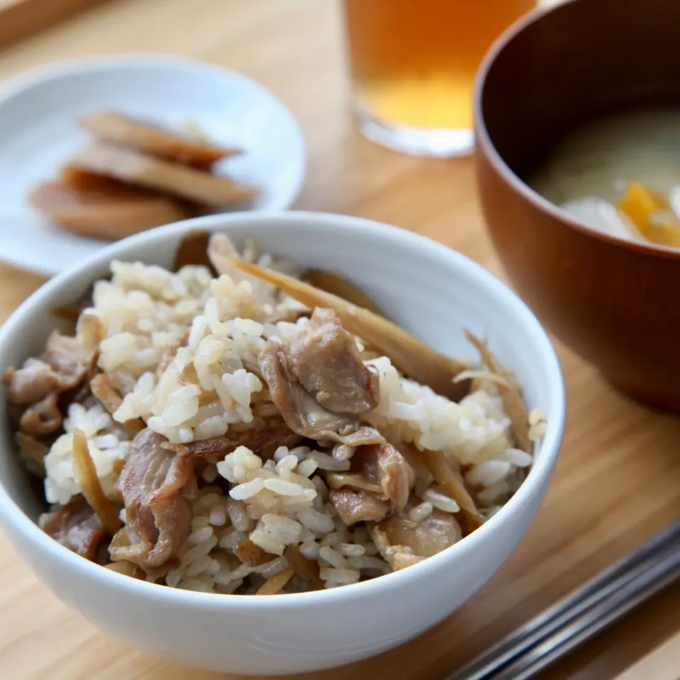 鶏めしごぼう飯|マユマユさん