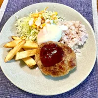 ハンバーグロコモコ風！|うみさん