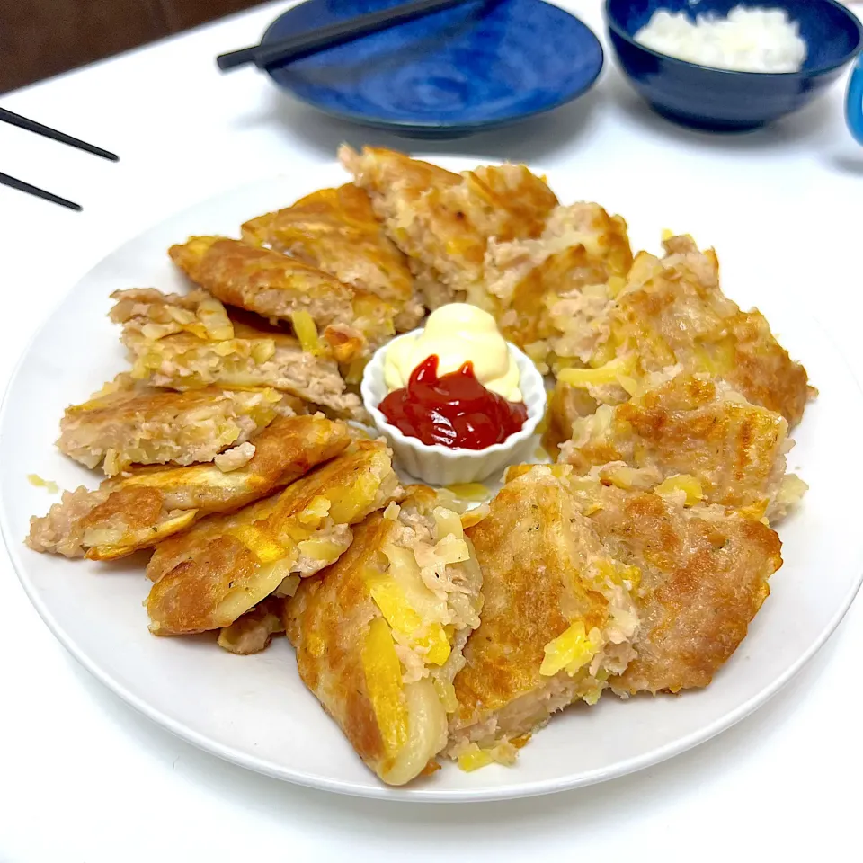 鶏ひき肉とじゃがいものガレット風|たーたさん