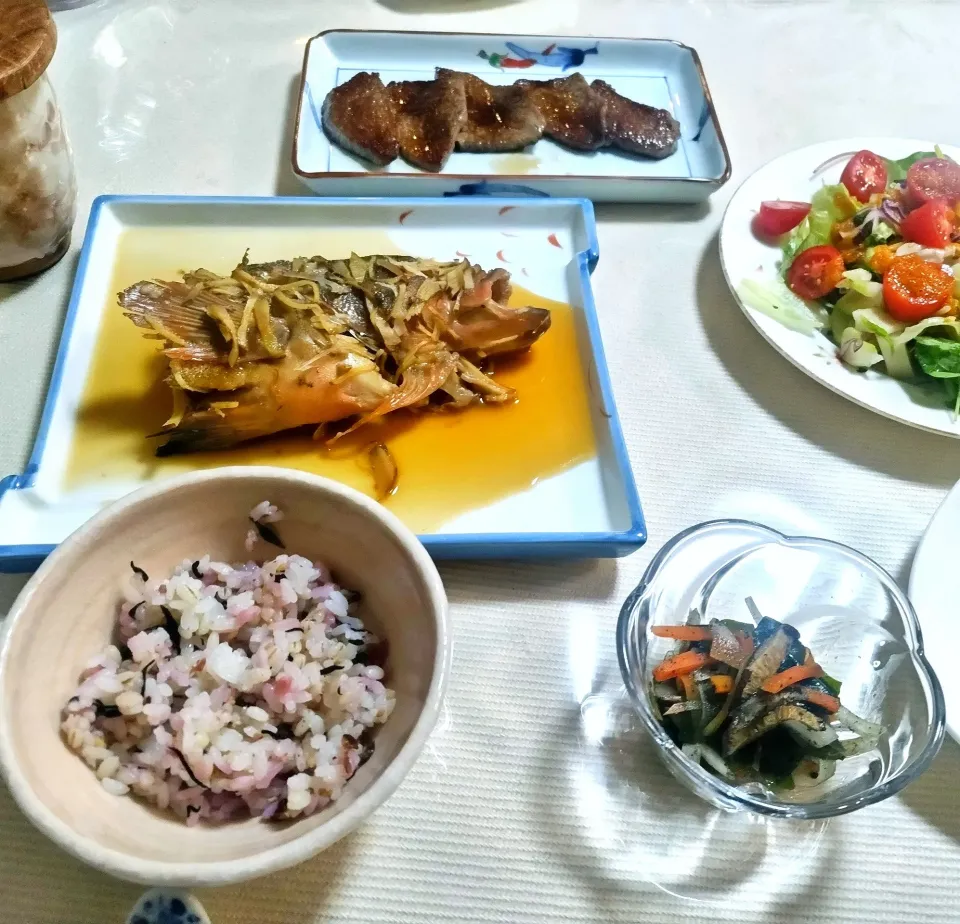 今夜のじーさん飯〜アコウの煮付け|ぶりさんさん