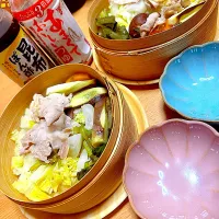 夕飯は せいろ蒸しうどん|shinorinrin15さん