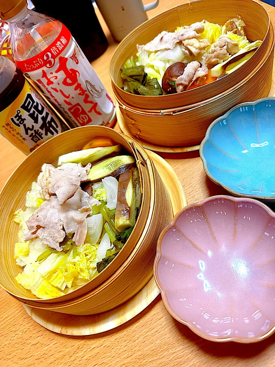 夕飯は せいろ蒸しうどん|shinorinrin15さん