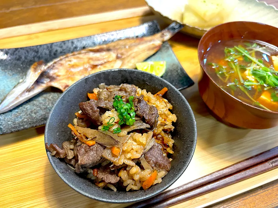 牛ごぼうおこわ|n_nさん