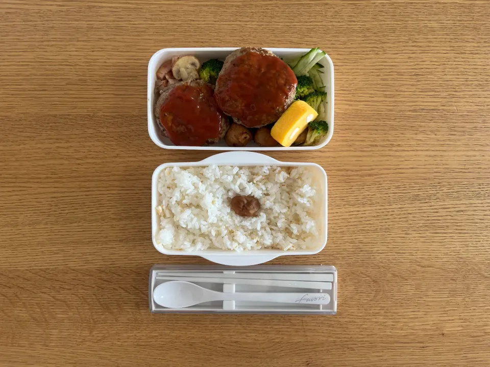 ハンバーグ弁当|まゆぽんさん