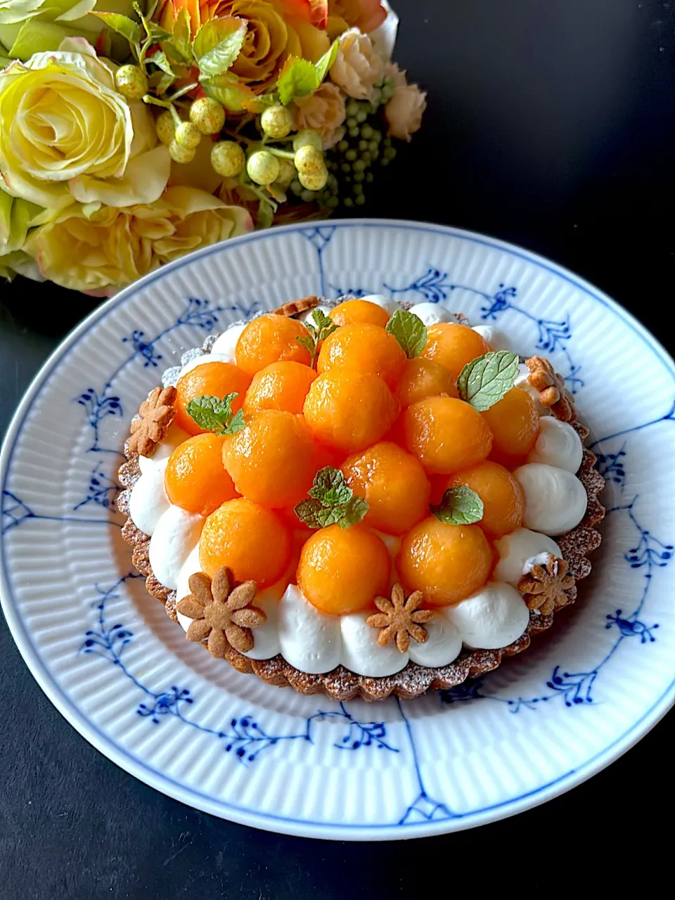 🍈メロンタルト🧡|とんちんさん