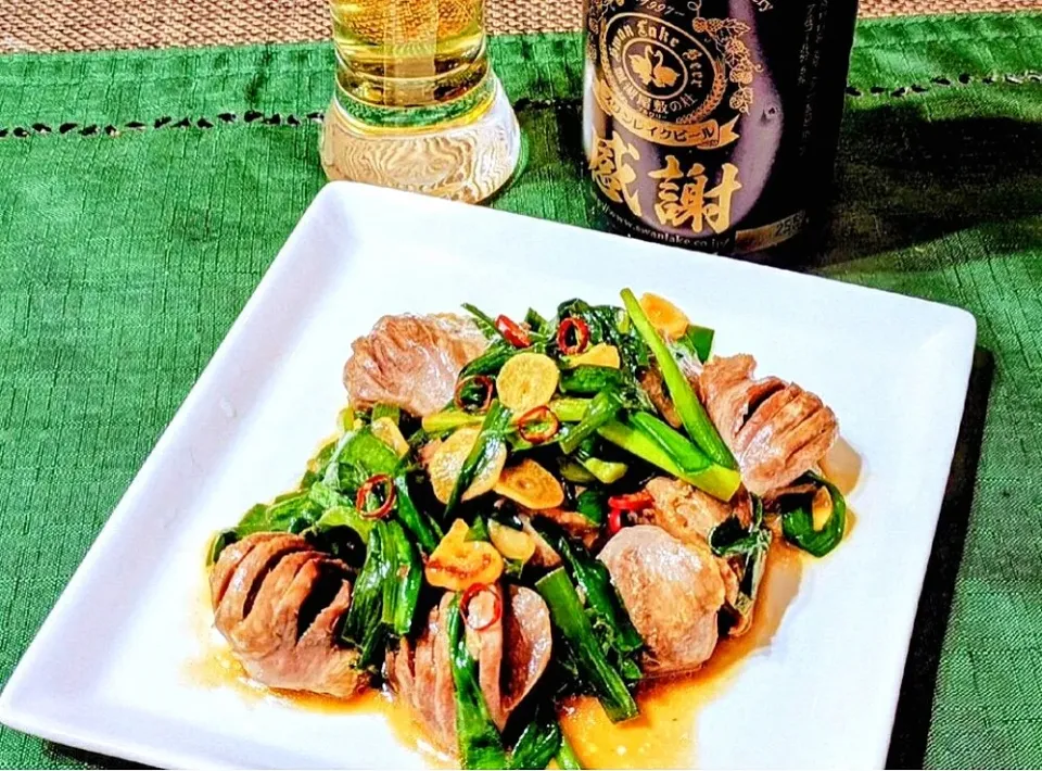 【主菜】砂肝のピリ辛ポン酢炒め|シュビラさん