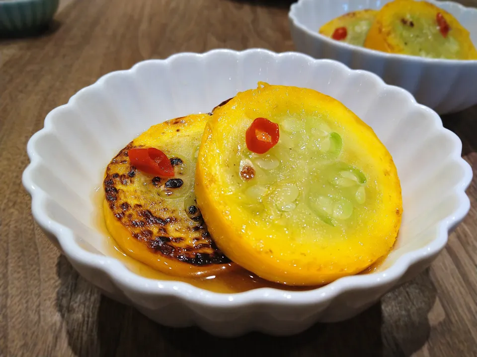 ズッキーニの焼き浸し|古尾谷りかこさん